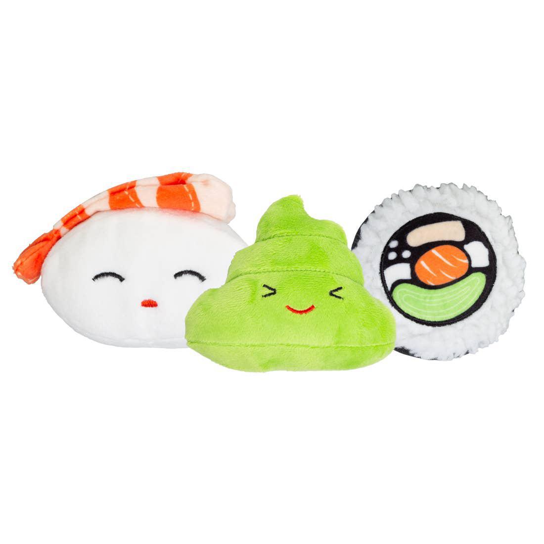 Sushi shop dog toy