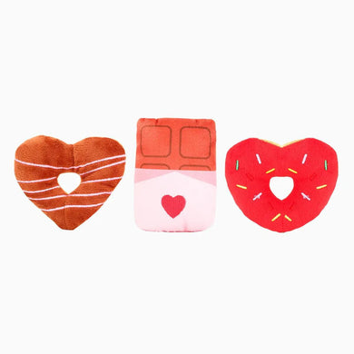 Toy - Woof Love | Donuts and Chocolate Plush set